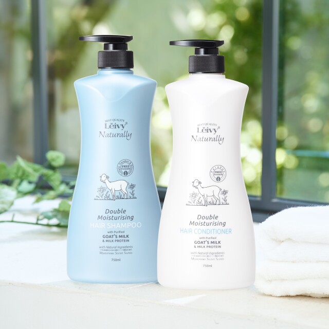 シャンプー Ley. ヘアシャンプー＆コンディショナーパウチ3個セット｜Leivy Naturally