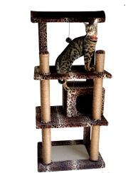 訳あり　ヒョウ柄キャットタワー Bengal  CTB-1