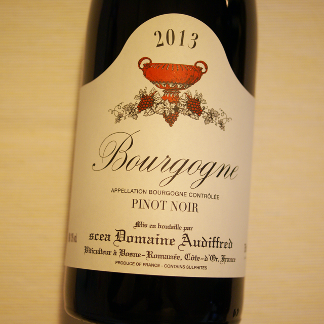オーディフレッド　ブルゴーニュ・ルージュ　2013年
