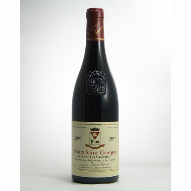 ベルトラン・アンブロワーズ　ニュイ・サン・ジョルジュ 1er Cru レ・ヴォークラン　2007年（一級畑）