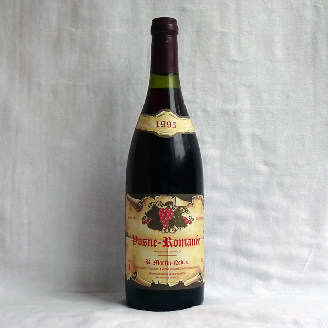ドメーヌ・ベルナール・マルタン・ノブレ　ヴォーヌ・ロマネ　1995年