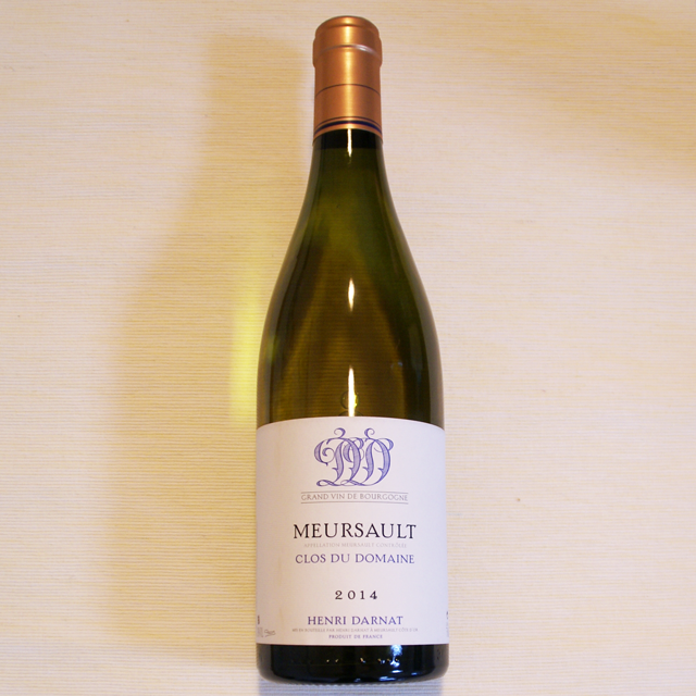 アンリ・ダルナ　ムルソー　クロ・デュ・ドメーヌ　2014年