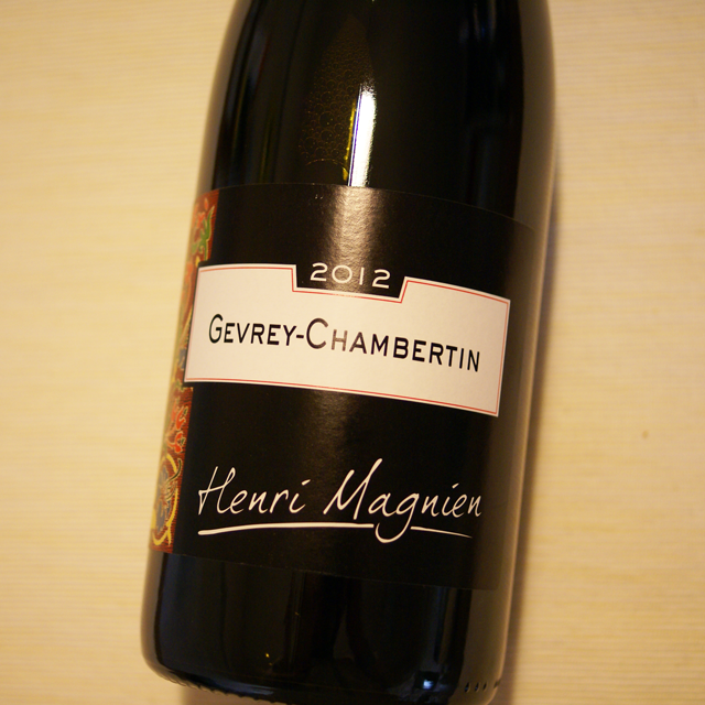 アンリ・マニャン　ジュヴレ・シャンベルタン　2012年