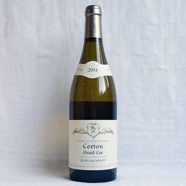 ジャン・ガニュロ　コルトン　ブラン　Grad Cru　2014年（特級畑）