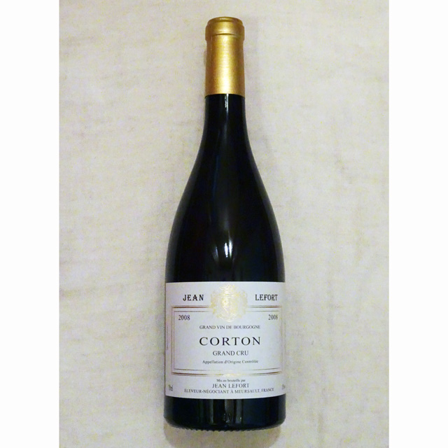 ジャン・ルフォール　コルトン　ブラン　Grand Cru　2008年（特級畑）