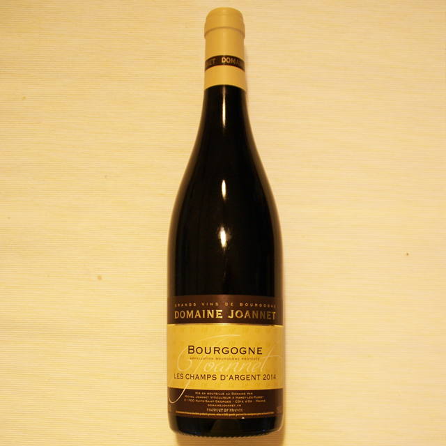 ドメーヌ・ジョアネ　ブルゴーニュ・ルージュ　レ・シャン・ダルジャン　2014年