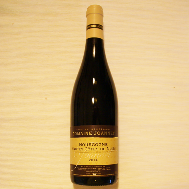 ドメーヌ・ジョアネ　ブルゴーニュ・オート・コート・ド・ニュイ　ルージュ　2014年
