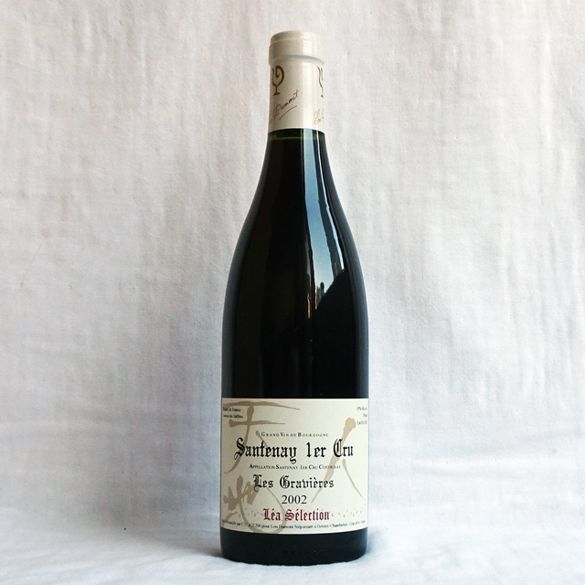 ルー・デュモン　レア・セレクション　サントネイ　1er Cru　グラヴィエール　ルージュ　2002年（一級畑）