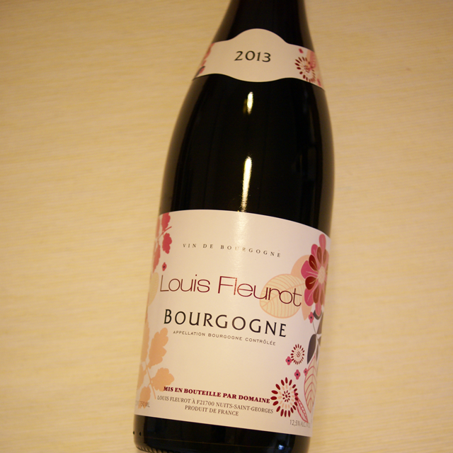 ルイ・フルーロ　ブルゴーニュ・ルージュ　2013年
