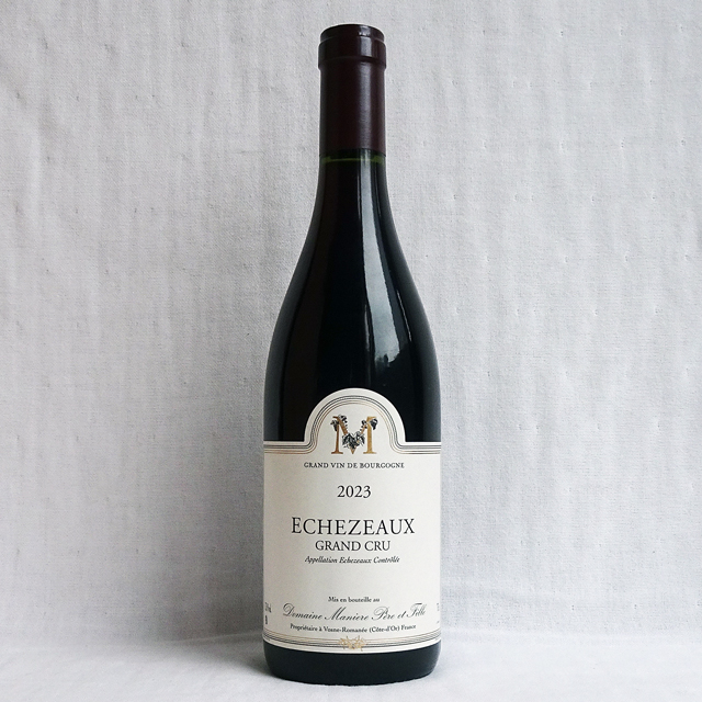 マニエール　エシェゾー　Grand Cru　2023年（特級畑）