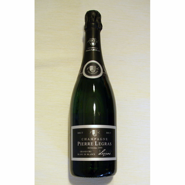 シャンパーニュ　ピエール・ルグラ　ブリュット　ミレジム　グラン・クリュ　1990年