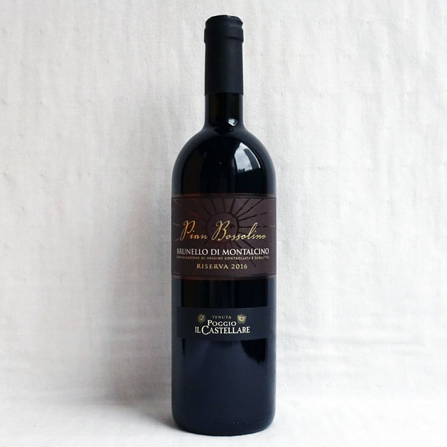 ポッッジョ・イル・カステッラーレ　ブルネッロ・ディ・モンタルチーノ　リゼルヴァ　ピアン・ボッソリーノ　2016年