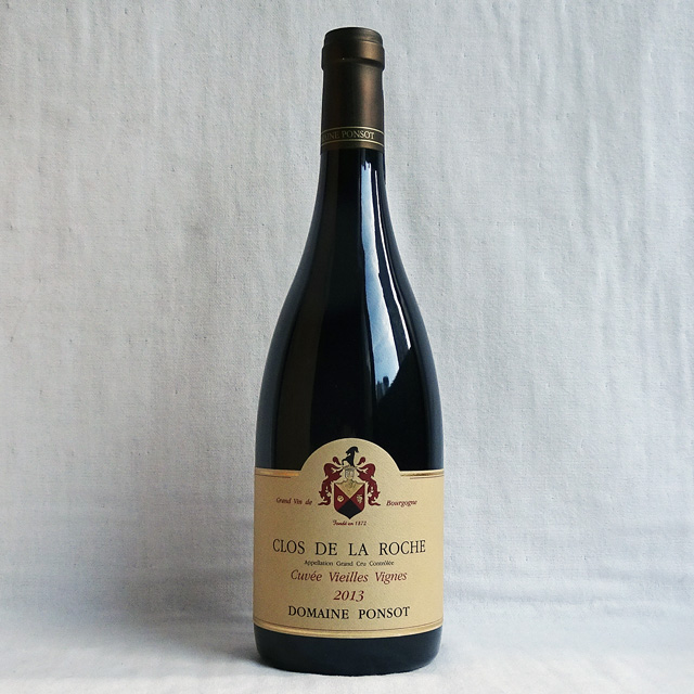 ポンソ　クロ・ド・ラ・ロッシュ　Grand Cru　キュヴェ　ヴィエイユ・ヴィーニュ　2013年（特級畑）