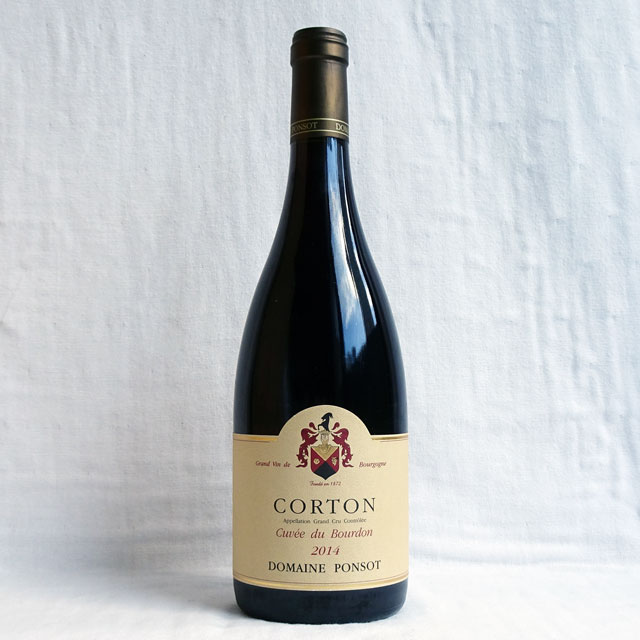 ポンソ　コルトン　Grand Cru　キュヴェ・デュ・ブルドン　2014年（特級畑）