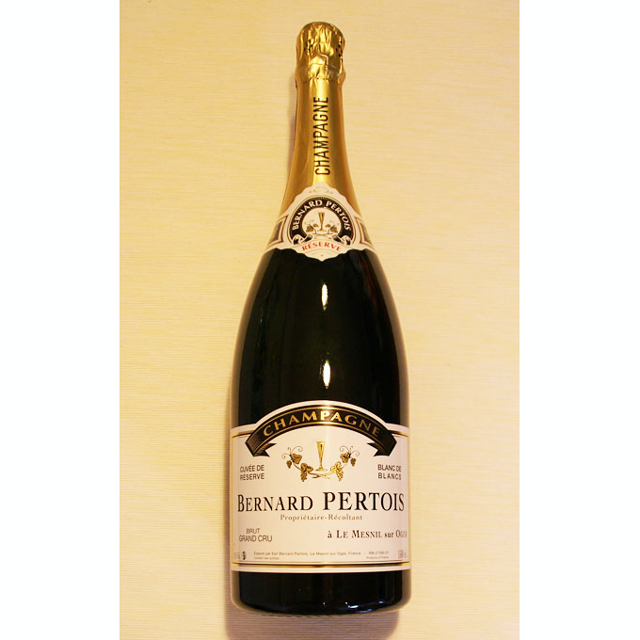 シャンパーニュ　ベルナール・ペルトワ　ブリュット　キュヴェ・ド・レゼルヴ　ブラン・ド・ブラン　グラン・クリュ　NV