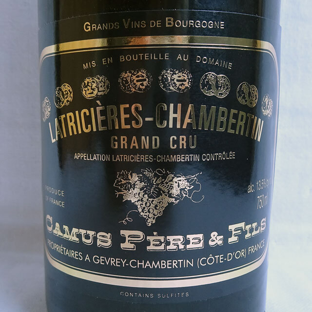 カミュ・ペール・エ・フィス ラトリシエール・シャンベルタン Grand