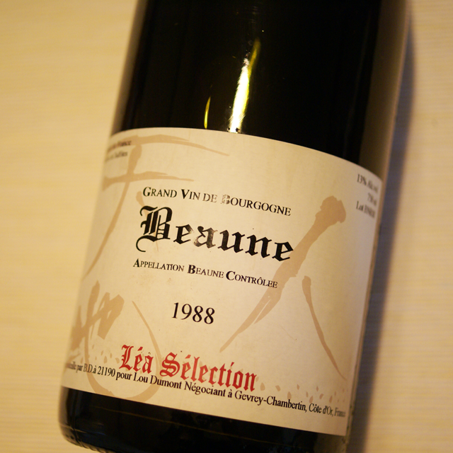 ルー・デュモン　レア・セレクション　ボーヌ　ルージュ　1988年