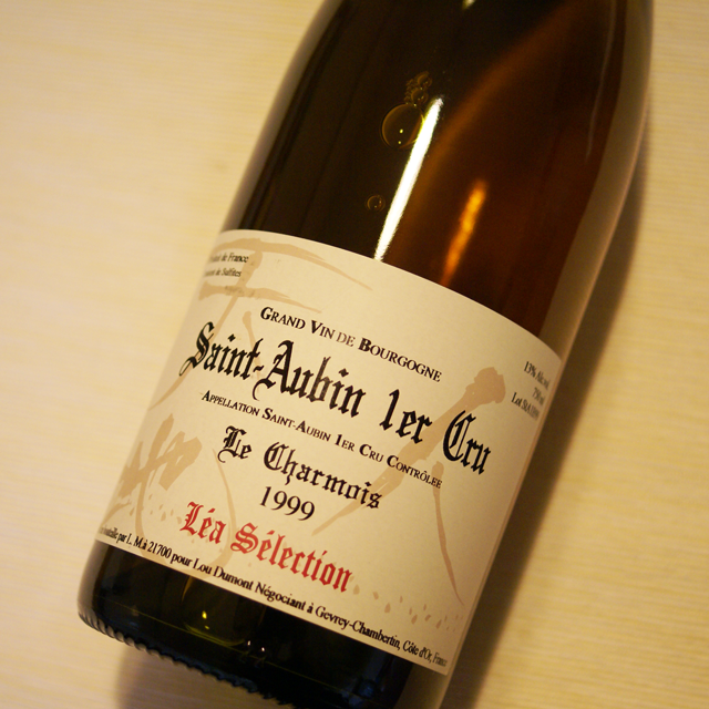 ルー・デュモン　レア・セレクション　サン・トーバン　1er Cru　ル・シャルモワ　ブラン　1999年（一級畑）