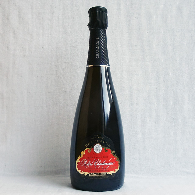 ロベール・シャルルマーニュ　シャンパーニュ　ブリュット　ミレジム　ブラン・ド・ブラン　グラン・クリュ　2012年