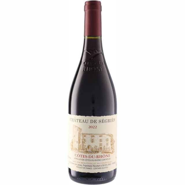 シャトー・ド・セグリエス　コート・デュ・ローヌ　ルージュ　2022年
