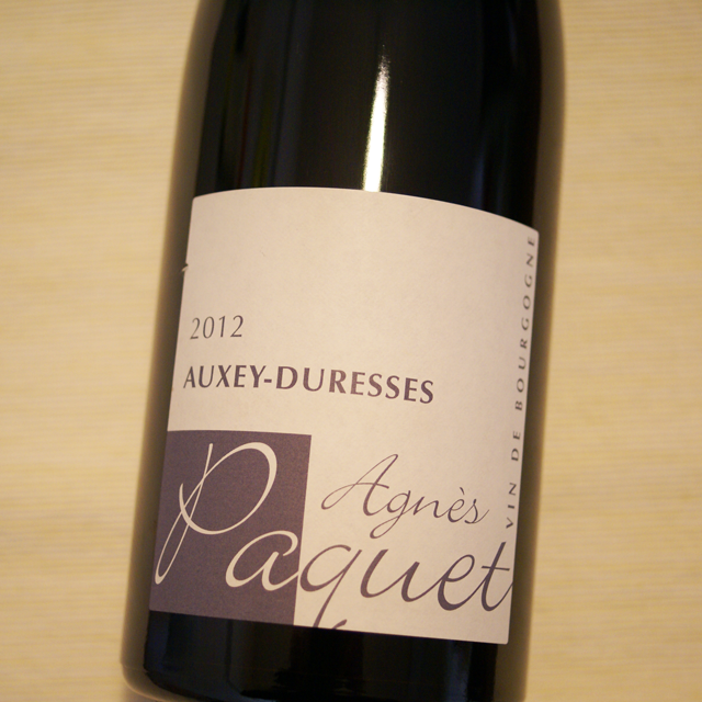 アニェス・パケ　オークセイ・デュレス　ルージュ　2012年