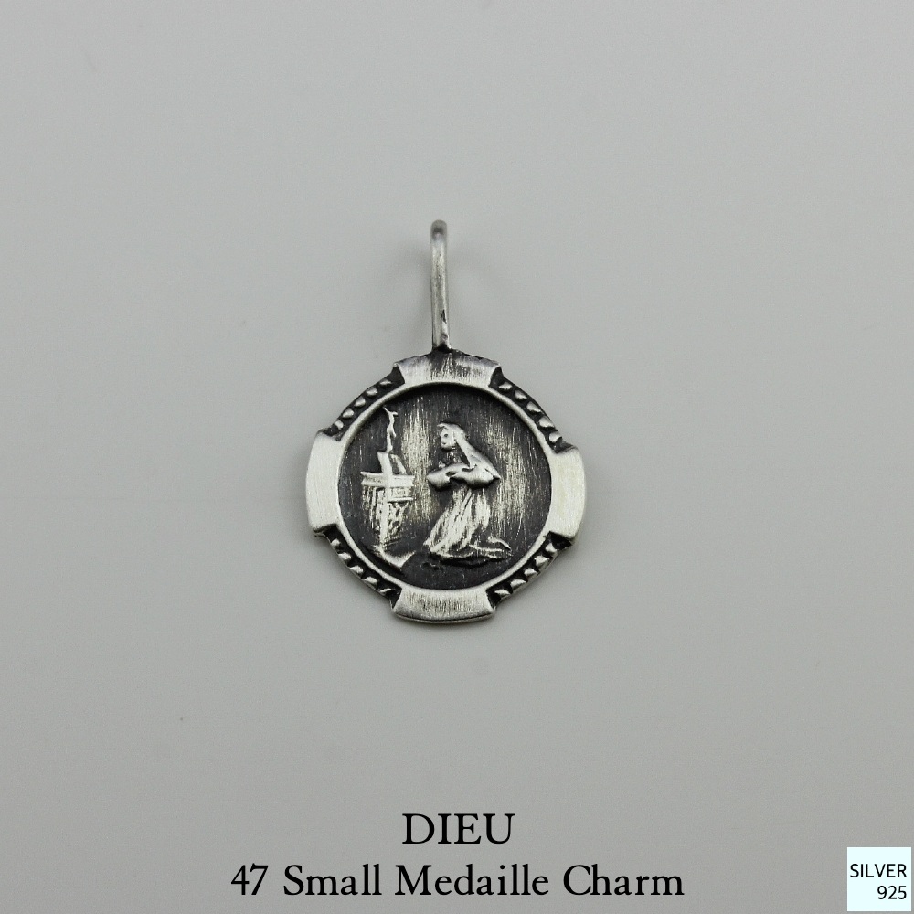 デュー 47 スモール メダイ チャーム シルバー,DIEU Small Medaille Charm Silver925