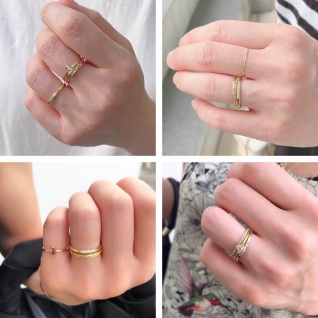 トゥー プライ 161 アーベイン ダイヤモンド リング 18金/two ply