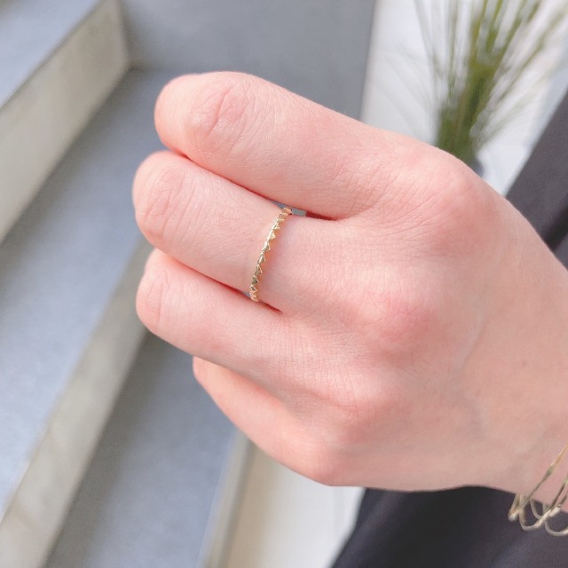 トゥー プライ 435 プレンティー ベビー ハート ダイヤモンド リング  