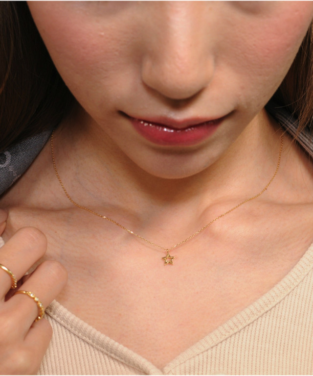 two ply 627 Shooting Star Necklace K18YG/トゥー プライ