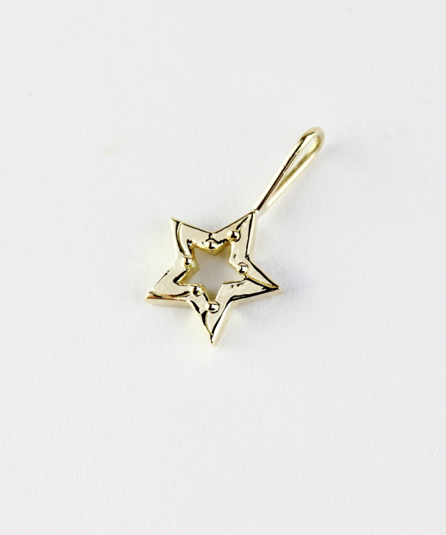 two ply 631 Shooting Star Charm K18YG/トゥー プライ