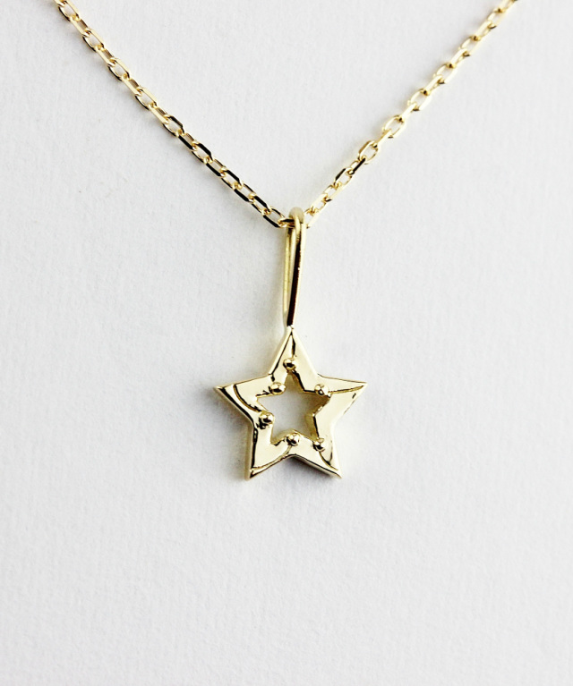 two ply 631 Shooting Star Charm K18YG/トゥー プライ