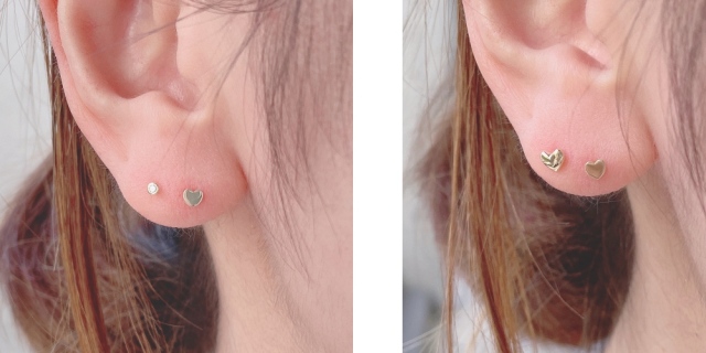 海外 ハート ピアス 送料84円 Www Idealmusicorp Com