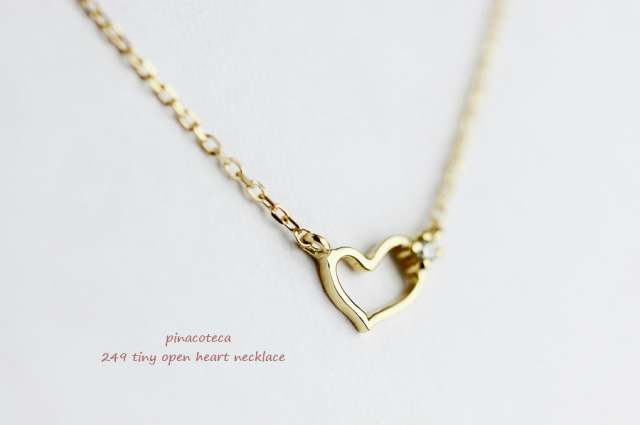 pinacoteca 249 Tiny Open Heart Necklace K18YG/ピナコテーカ