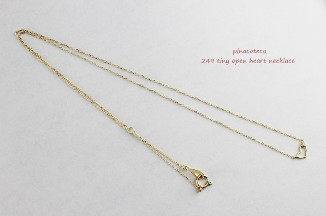 pinacoteca 249 Tiny Open Heart Necklace K18YG/ピナコテーカ
