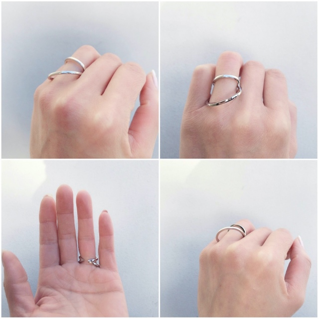 MELEMELE シルバー クロスリング 指輪*イヤーカフ Silver925 Cross Line EarCuff XIRA -エクシラ- | Ops.(オプス