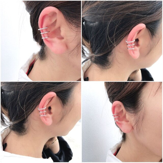 デュー 43 3連 イヤーカフ シルバー925 Dieu Triple Stranded Ear Cuff Silver925