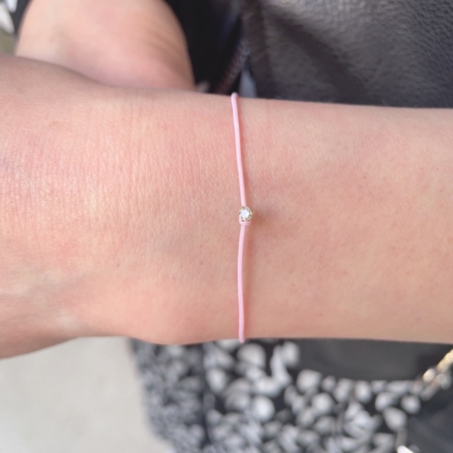 レデッサンドゥデュー 65-S ベル 一粒ダイヤモンド コード 紐  