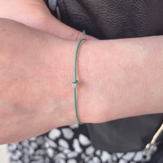 レデッサンドゥデュー 65-S ベル 一粒ダイヤモンド コード 紐  