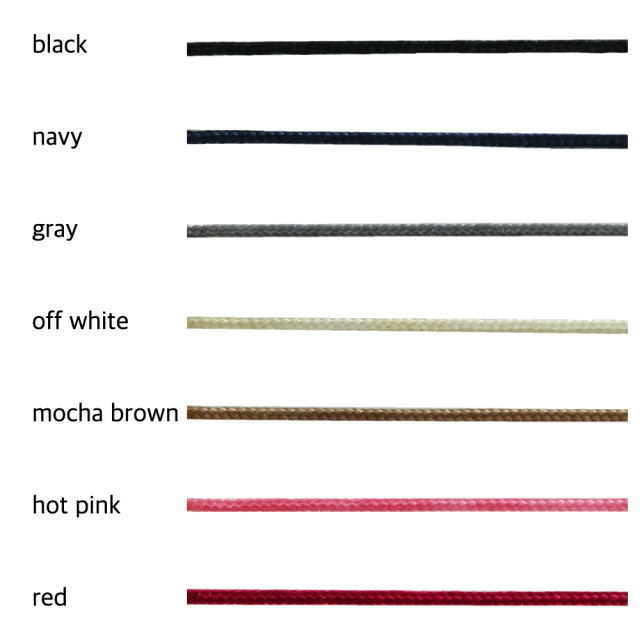 Les Desseins De Dieu 65 S Satin Cord Bracelet Spare レデッサンドゥデュー サテンコード 紐ブレス 替え紐