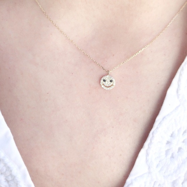 レデッサンドゥデュー スモール グリッター スマイル パヴェ