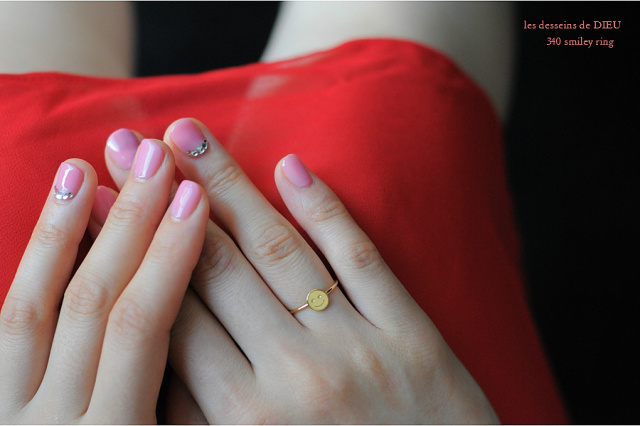 les desseins de DIEU 340 Smile Ring K18YG/レデッサンドゥデュー