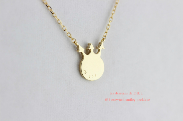 les dessins de DIEU K18YGダイヤ　スマイルネックレス les desseins de DIEU 645 Crowned Smile Necklace K18YG/レ