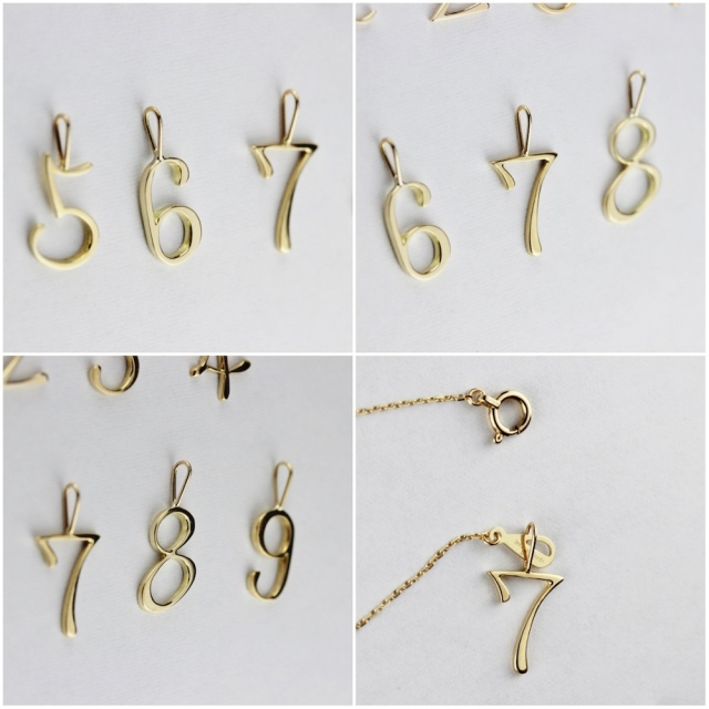 les desseins de DIEU 676 Numero Charm K18YG(レ デッサン ドゥ デュー ナンバー チャーム) レデッサンドゥデュー 676 ナンバー 数字 チャーム 18金,les desseins de DIEU Numero Number Charm K18