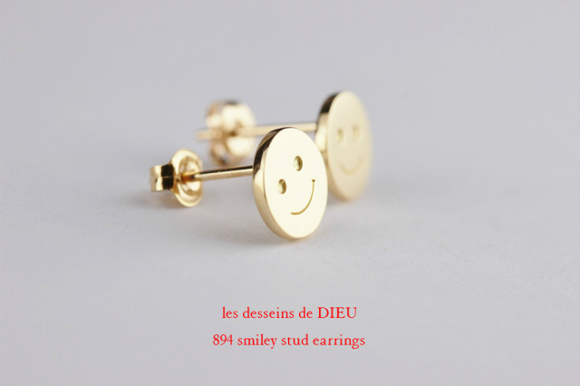 les dessins de DIEU ゴールドピアス　k18 les desseins de DIEU 966 Gold Bits L Stud Earrings K18YG/レ