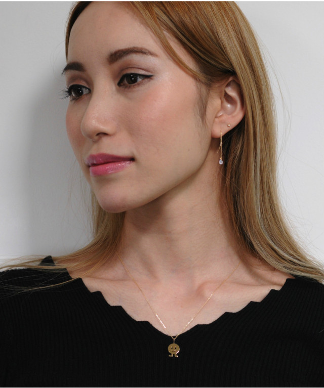 les desseins de DIEU 952 Happy Dance Smile Charm K18YG/レデッサン