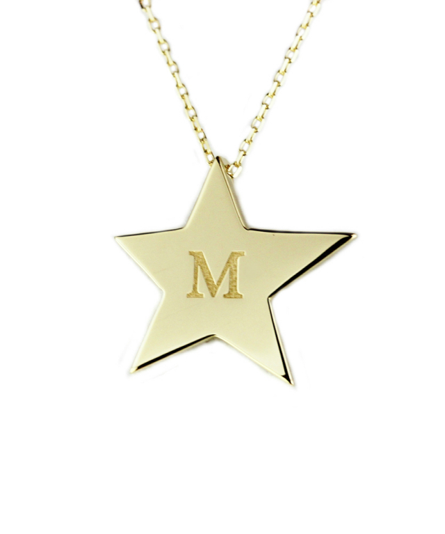 K18ディーバス チャーム les desseins de DIEU 958 Shimmer Star Personalized Initial