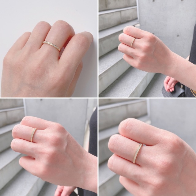 ピナコテーカ 440 アトラクテッド ダイヤモンド ハーフ エタニティ