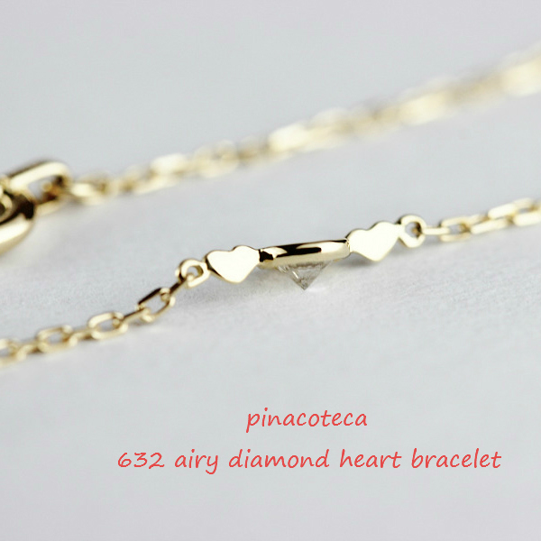 LIART K18YG Heart diamond bracelet