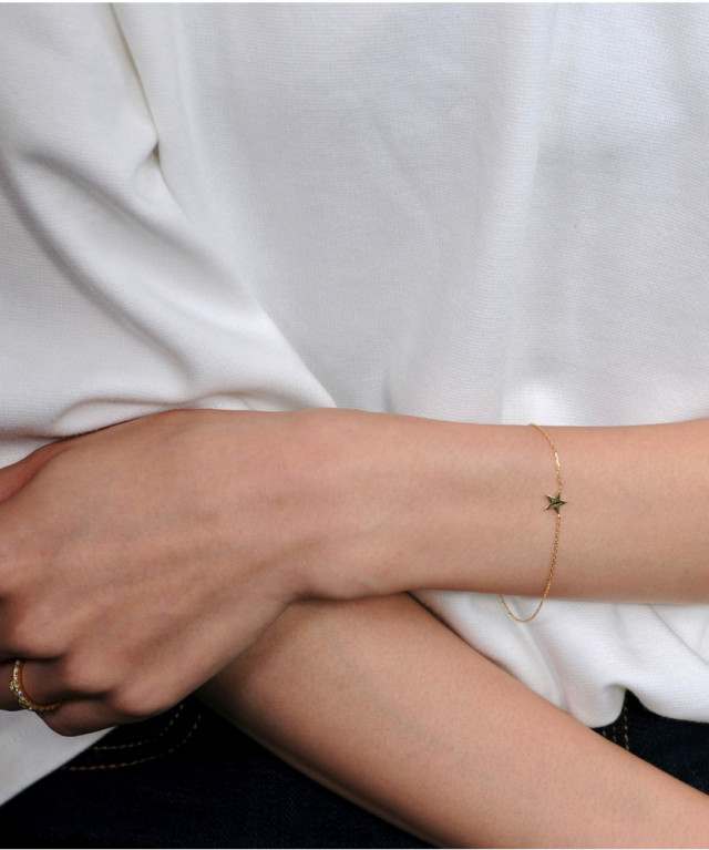 pinacoteca 711 Everyday Star Bracelet K18YG/ピナコテーカ