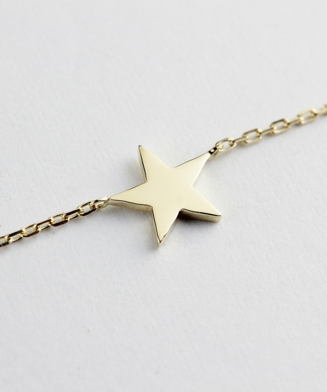 18K Star ブレスレット pinacoteca 711 Everyday Star Bracelet K18YG/ピナコテーカ